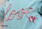 Preview: 5 ♥ SATIN Schleifchen ANTIK RoSA  ♥