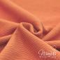 Preview: 0,5 MTR. ♥ RIPP BAUMWOLLJERSEY  100% Baumwolle - PASTELL TERRACoTTA  ♥