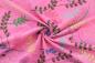 Preview: 0,5 MTR. ♥ LoCHSTICKEREI PiNK BRANCHES  - BAUMWoLLE  ♥