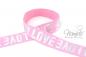 Preview: 1 MTR. LOVE GuMMIBAND RoSA - 4cm