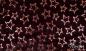 Preview: 0,50 MTR. ♥ KUSCHLIGES FELLIMITAT PAILETTEN STARS ♥ BoRDEAUX/ALTROSE