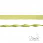 Preview: 1 MTR. ♥ Elastisches Einfassband JACQUARD - Lime - 20mm - Glänzend ♥