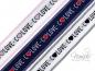 Preview: 1 MTR. LOVE WEBBAND - NAVY  2,8cm