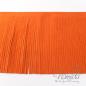 Preview: 1Mtr. ♥XL Kunstleder Fransenband ORANGE - 12cm ♥