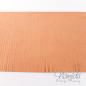 Preview: 1Mtr. ♥XL Kunstleder Fransenband APRICOT - 12cm ♥