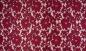 Preview: 0,50 MTR.♥ Elastische Spitze SoMMERBLUMEN - BORDEAUX - Spitzenstoff ♥