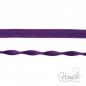 Preview: 1 MTR. ♥ Elastisches Einfassband JACQUARD - Lila - 20mm - Glänzend ♥