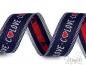 Preview: 1 MTR. LOVE WEBBAND - NAVY  2,8cm