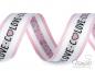 Preview: 1 MTR. LOVE WEBBAND - RoSE 2,8cm