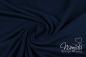 Preview: 0,5 MTR. ♥ BAUMWOLLJERSEY POINTOILLE Lochstickerrei NaVY ♥