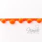 Preview: 1 MTR. ♥ PomPom Bommelborte NeoN Orange ♥