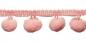 Preview: 1 MTR. ♥ PomPom Bommelborte PEACH ♥