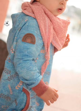 0,50 MTR. ♥ AUTUMN MEADOW - DENIM JEANS LOOK  JEANS - SWEAT - EIGENPRODUKTION  ♥