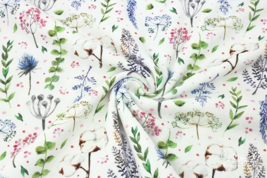 0,5 MTR.  AQUARELL SPRING MEADOW - MULTICOLOR - JERSEY