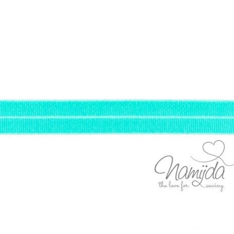 1 MTR. ♥ Elastisches Einfassband MATT - MINT - 20mm ♥