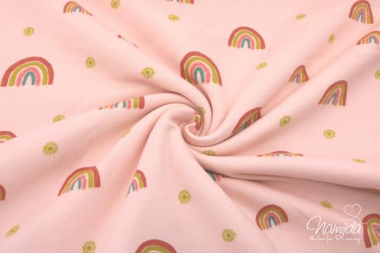 0,5 MTR. RAINBOW and SUN SOFT SWEAT - ROSE ♥