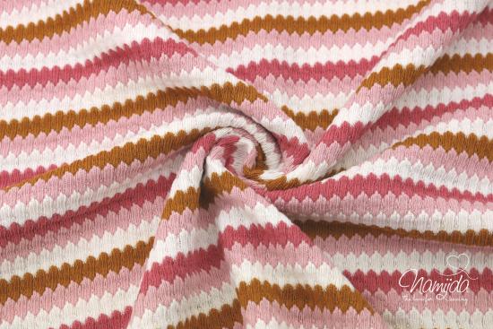 0,5 MTR.  STRICKJERSEY MULTICOLOUR TERACoTTA RoSA