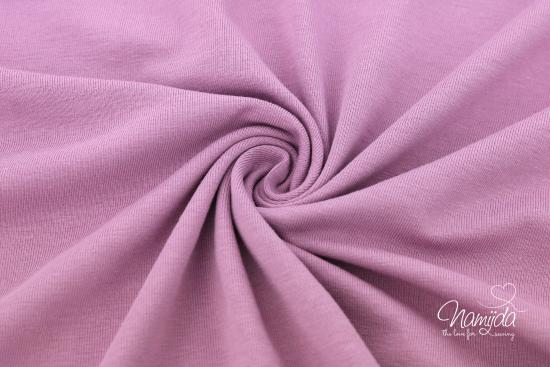 0,5 MTR. ♥  UNI BAUMWOLLJERSEY LAVENDEL ♥