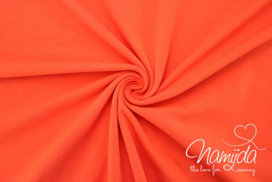 0,5 MTR. ♥  UNI BAUMWOLLJERSEY ORANGE ♥