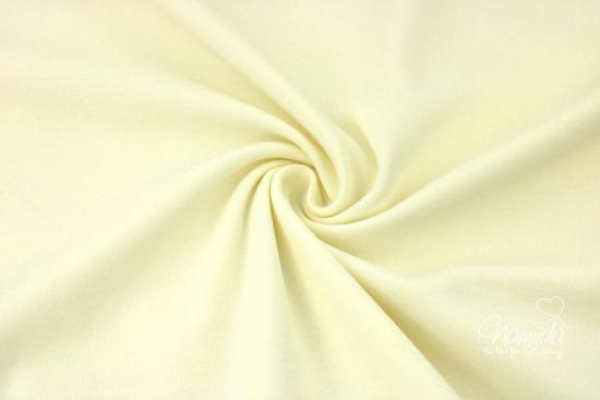 0,5 MTR. ♥  UNI BAUMWOLLJERSEY NATUR/CREME ♥