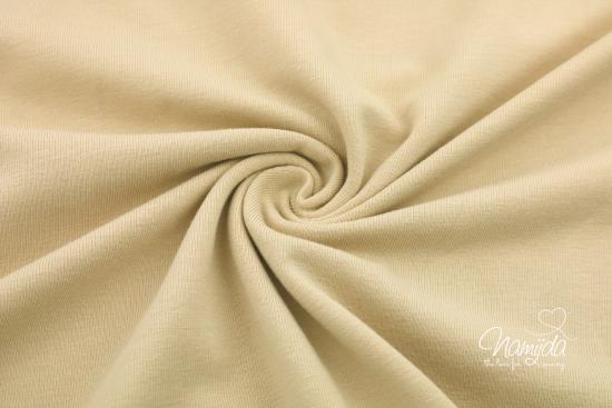 0,5 MTR. ♥  UNI BAUMWOLLJERSEY IVORY ♥