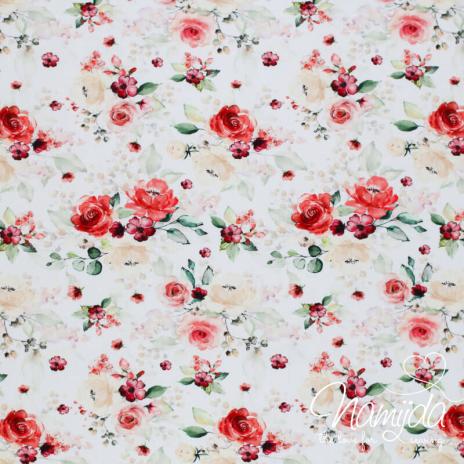 0,5 MTR.  AQUARELL RoSES JERSEY