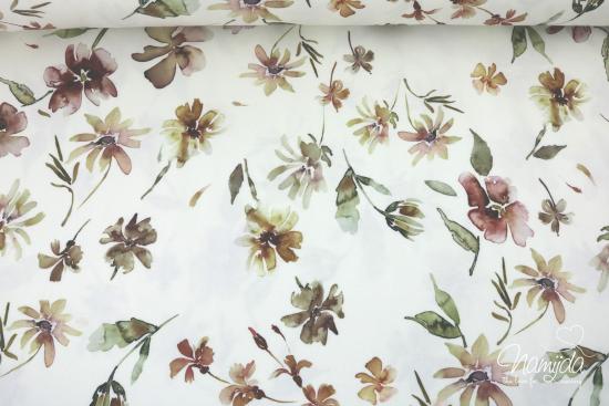 0,5 MTR.  ENGLISH ROMANTIC FLOWERS  - JERSEY