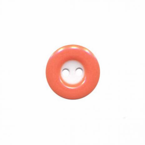 1 Stück ♥ KNOPF RUND - APRICOT - 13mm ♥