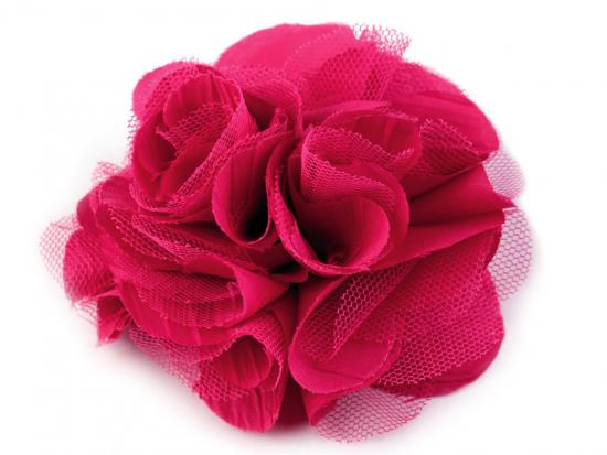 1 Stck. ♥ RoSE BRoSCHE - PINK - 9cm ♥