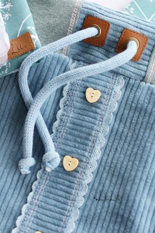 1 MTR. ♥ SuPER WeiCHE Hoodiekordel  JEANS- 5mm ♥