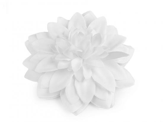 1 Stck. ♥ XL FlOWER BRoSCHE - WeiSS - 12,5cm ♥