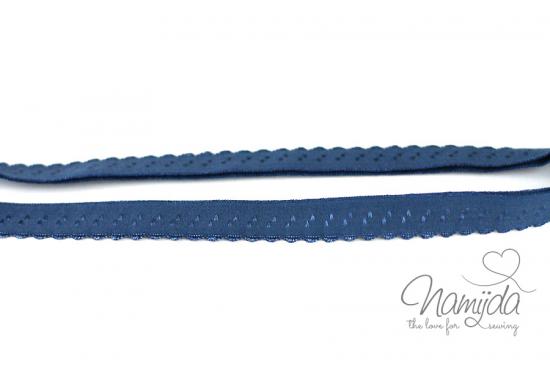 1 MTR. ♥ Elastisches Einfassband -  Schrägband - Jeans  ♥