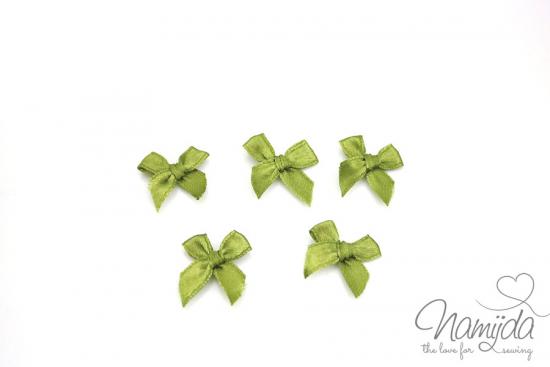 5 ♥ MiNi Schleifchen Khaki ♥