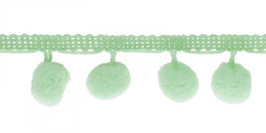 1 MTR. ♥ PomPom Bommelborte HeLL MiNT ♥