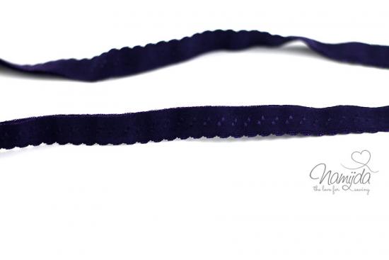 1 MTR. ♥ Elastisches Einfassband -  Schrägband - Lila  ♥