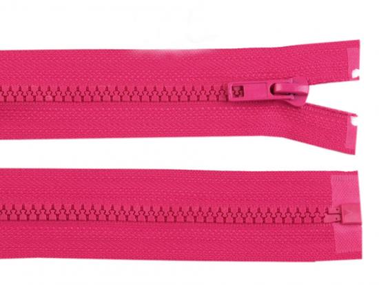 1 Stück Jacken Reißverschluss PINK - 30cm - teilbar