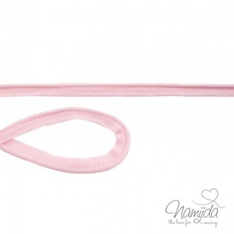 1 MTR. ♥ Jersey Paspelband Rose ♥ elastisch