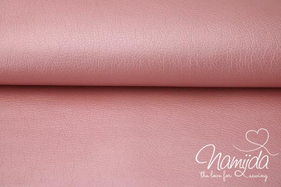 0,5 MTR. ♥ KuNSTLEDER ROSE SHINE ♥