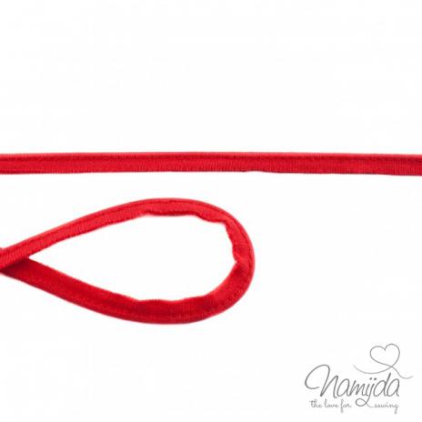 1 MTR. ♥ Jersey Paspelband Rot ♥ elastisch