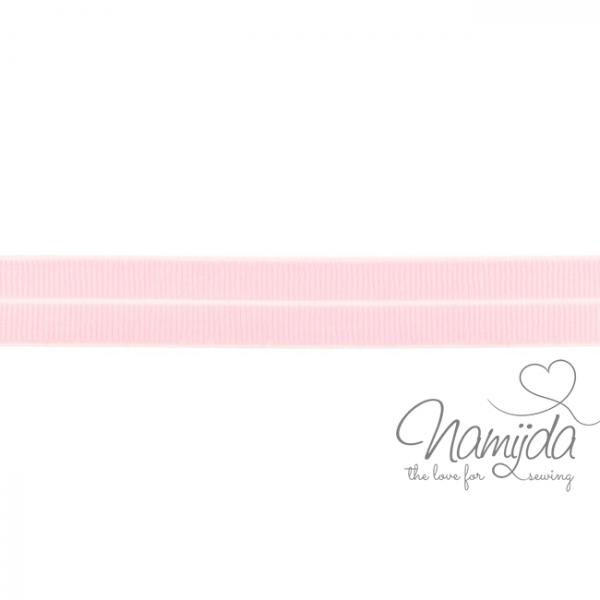 1 MTR. ♥ Elastisches Einfassband MATT - RoSE - 20mm ♥