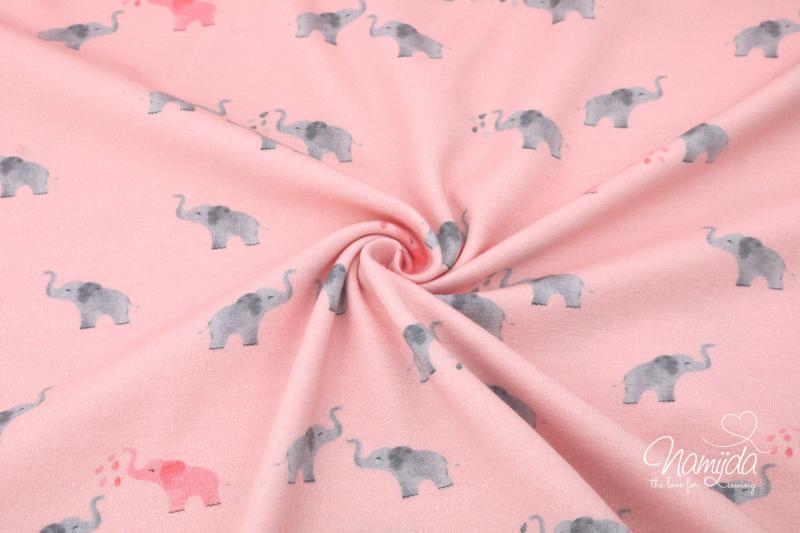 0,5 MTR. HAPPY ELEPHANTS  - ROSE - JERSEY -