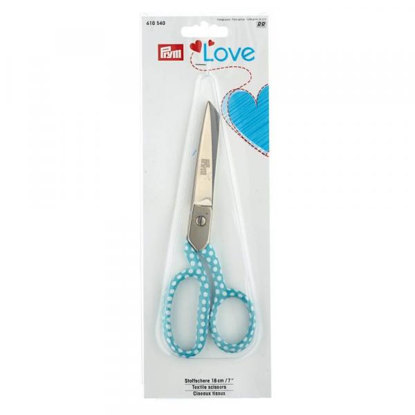 1 Stück ♥ PRYM LOVE STOFFSCHERE 18CM - MINT - 610540 ♥