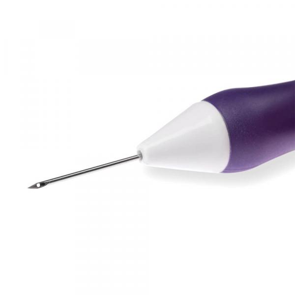 1 Stück ♥ PRYM PUNCH NADEL 15CM VIOLETT - 611708 ♥