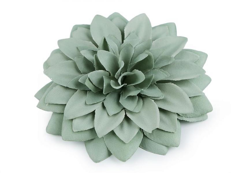 1 Stck. ♥ XL FLOWER BRoSCHE - DuSTY MINT - 12,5cm ♥