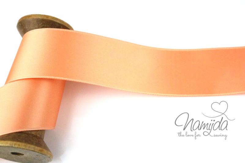 1 MTR. XL SATINBAND APRICOT - 40mm