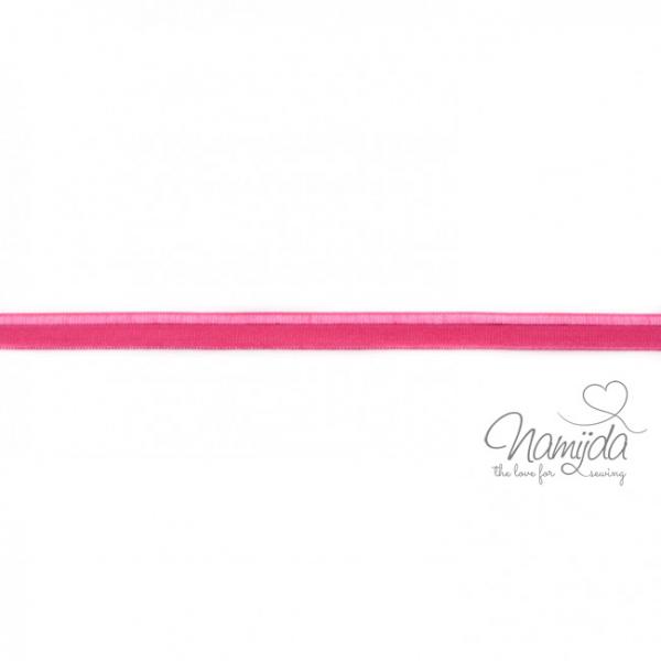 1 MTR. ♥ Paspelband Pink ♥ elastisch