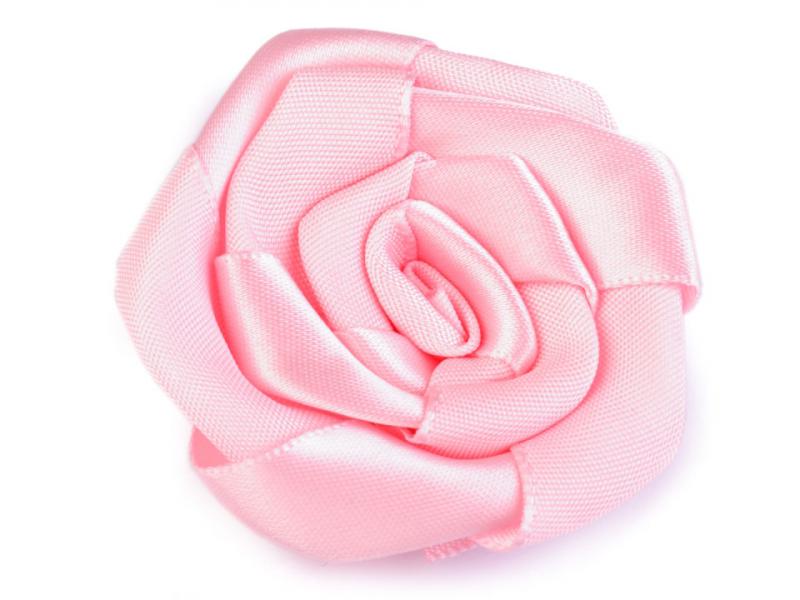 1 Stck. ♥ SATIN RoSE - ROSA - 5,5cm ♥