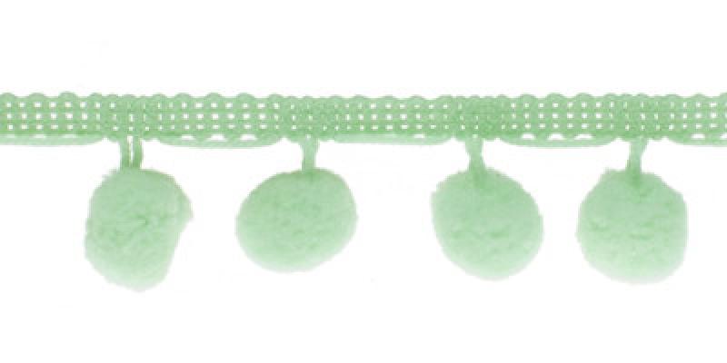 1 MTR. ♥ PomPom Bommelborte HeLL MiNT ♥