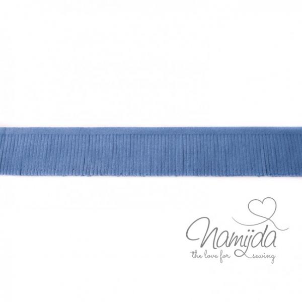 1Mtr. ♥ Kunstleder Fransenband Jeans 3cm ♥