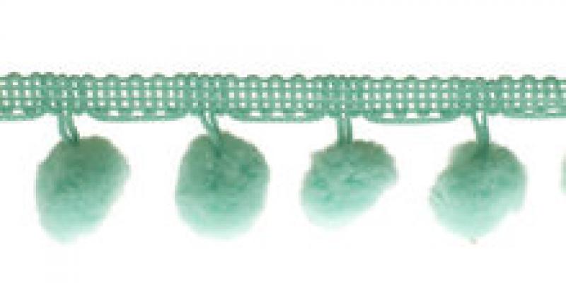 1 MTR. ♥ PomPom Bommelborte MiNT ♥